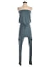 Fashion Nova Solid Teal Jumpsuit Size XS - photo 1