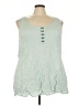 Torrid Green Sleeveless Blouse Size 4X Plus (4) - photo 1
