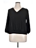 West Kei 100% Polyester Black 3/4 Sleeve Blouse Size XL - photo 1