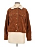 Shein 100% Polyester Brown Faux Fur Jacket Size 6 - photo 1