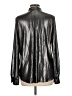 L'Agence 100% Polyester Metallic Silver Long Sleeve Blouse Size L (estimated) - photo 2