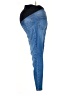 Ingrid + Isabel Color Block Blue Jeans Size 8 - photo 5