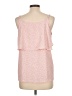 the pulse boutique 100% Polyester Pink Sleeveless Top Size L - photo 2