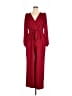 City Chic Solid Burgundy Jumpsuit Size 14 Plus (XS) - photo 1