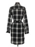 Universal Thread 100% Cotton Plaid Gray Casual Dress Size S - photo 2