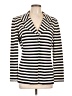 St. John Stripes Ivory Blazer Size 12 - photo 1