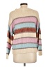 Cotton Emporium Stripes Tan Pullover Sweater Size L - photo 2