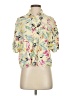 FB Sister Floral Yellow Short Sleeve Blouse Size XS - photo 1