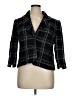Rena Rowan Plaid Black Blazer Size 14 - photo 1