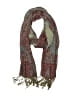 Unbranded Paisley Burgundy Scarf One size - photo 1