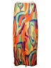 Unbranded Orange Casual Skirt Size XXL - photo 2