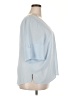 ELOQUII 100% Polyester Blue Short Sleeve Blouse Size 18 - photo 4