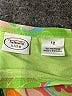 Talbots Kids 100% Polyester Tropical Green Skirt Size 12 - photo 3