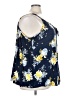 Torrid 100% Rayon Blue Sleeveless Blouse Size 5X Plus (5) - photo 4