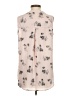 Pleione 100% Polyester Pink Sleeveless Blouse Size S - photo 2