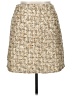 Hutch 100% Polyester Tweed Tan Casual Skirt Size 14 - photo 2