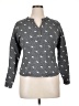 Heritage Gray Long Sleeve Blouse Size XL - photo 1