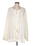 Lands' End Ivory Long Sleeve Blouse Size 6 - photo 1