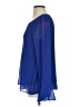 Cato 100% Polyester Blue Long Sleeve Blouse Size S - photo 5