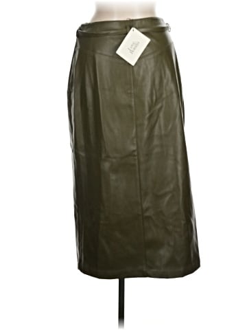 Love, Bonito Faux Leather Skirt - back