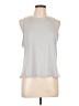 Yogalicious Silver Sleeveless T-Shirt Size L - photo 1
