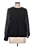 Saint + Sofia Black Long Sleeve Blouse Size 8 - photo 1