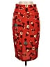 Lularoe Print Red Casual Skirt Size S - photo 1