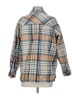 Lucky Brand 100% Cotton Plaid Tan Jacket Size S - photo 2
