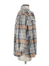Lucky Brand 100% Cotton Plaid Tan Jacket Size S - photo 4
