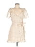 Just Me 100% Polyester Ivory Cocktail Dress Size M - photo 1