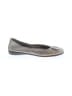 The Flexx Metallic Silver Tan Flats Size 9 - photo 1