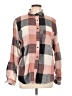 Adora 100% Rayon Color Block Pink Long Sleeve Button-Down Shirt Size L - photo 1