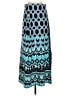 Chico's Print Teal Casual Skirt Size S - photo 1