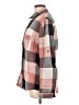 Adora 100% Rayon Color Block Pink Long Sleeve Button-Down Shirt Size L - photo 5