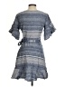 Express Blue Casual Dress Size S - photo 2