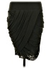 Express 100% Nylon Solid Black Formal Skirt Size S - photo 1