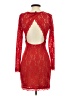 Express 100% Polyester Red Cocktail Dress Size XS - photo 2