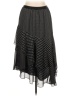 Joie 100% Polyester Polka Dots Black Casual Skirt Size L (estimated, tall) - photo 1