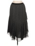 Joie 100% Polyester Polka Dots Black Casual Skirt Size L (estimated, tall) - photo 2