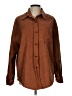 Unbranded 100% Polyester Brown Long Sleeve Blouse Size L - photo 1