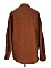 Unbranded 100% Polyester Brown Long Sleeve Blouse Size L - photo 2