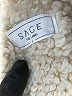 Sage the Label 100% Polyester Ivory Coat Size L - photo 6