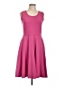 Lularoe Solid Pink Casual Dress Size L - photo 1