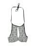 L Space Houndstooth Gray Swimsuit Top Size XS - photo 1