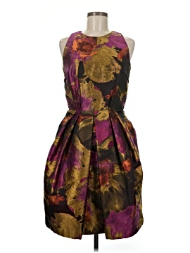 green emerald velvet dress Vintage 90s Carmen Marc Valvo Black Fit & Flare Midi Dress