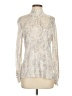 Chico's Silver Long Sleeve Top Size Med (1) - photo 1