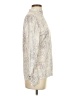 Chico's Silver Long Sleeve Top Size Med (1) - photo 4
