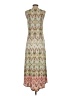 Chico's Chevron-herringbone Tan Casual Dress Size Sm (0) - photo 2