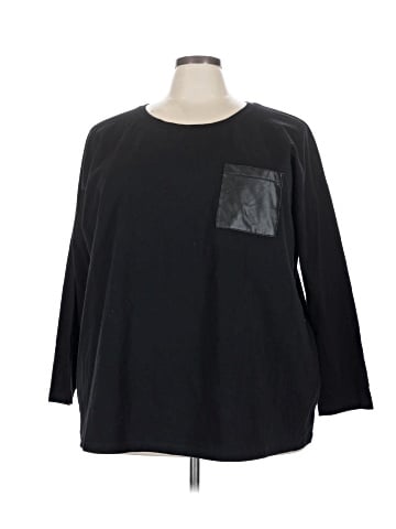 Ulla Popken 3/4 Sleeve T-Shirt (view 1)