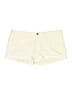 Express Solid Ivory Khaki Shorts Size 14 - photo 1